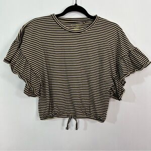 2/$30 Jessica Simpson Striped Crop Top Girls Sz XL 14/16